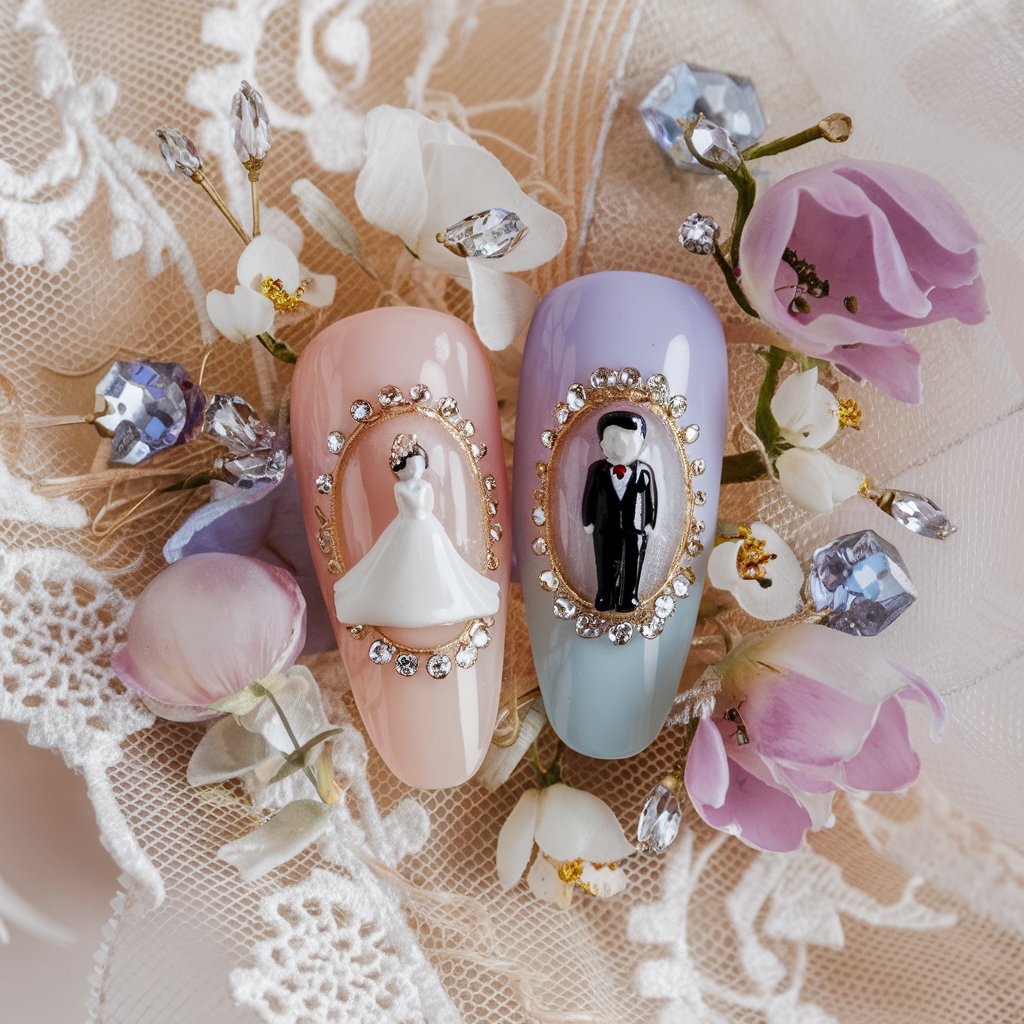 Timeless Bridal Nails for Your Special Day