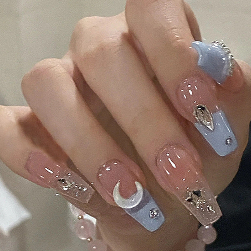 Stars And Moon Nails