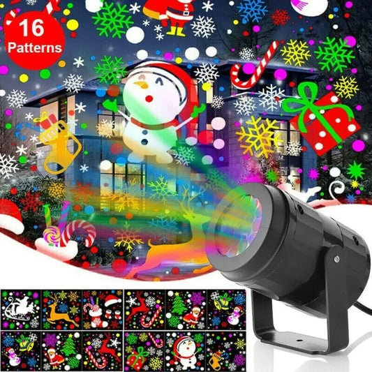 Christmas Snowflake Projector Party Lights