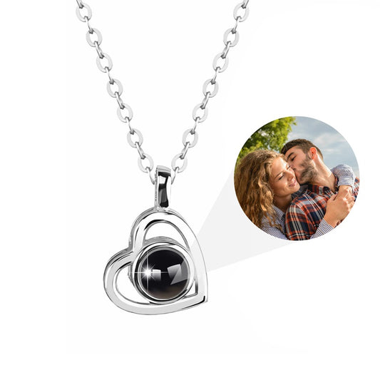 I Love You Necklace With Customized Color Pictures Photo