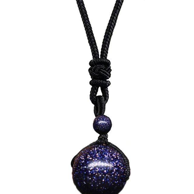 Round Beads Pendants Necklaces