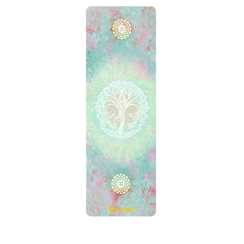 Natural rubber yoga mat