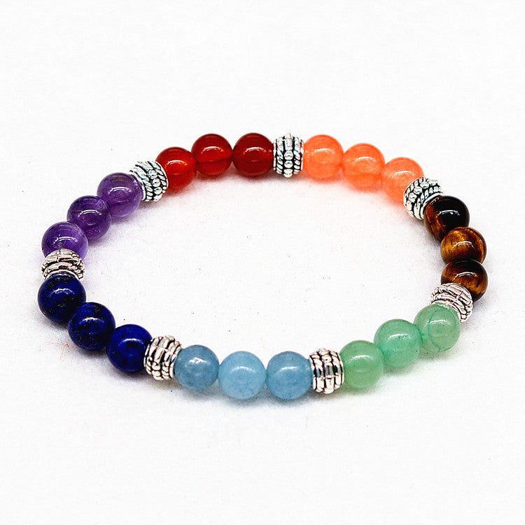 Reiki seven chakra Yoga Bracelet