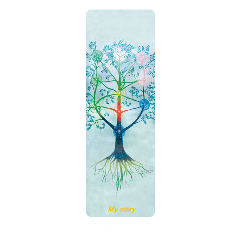 Natural rubber yoga mat