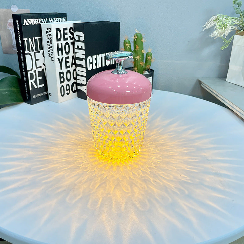 Luxury Crystal Macaron Night Light