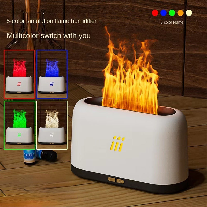 Ultrasonic Flame Aroma Diffuser Air Humidifier