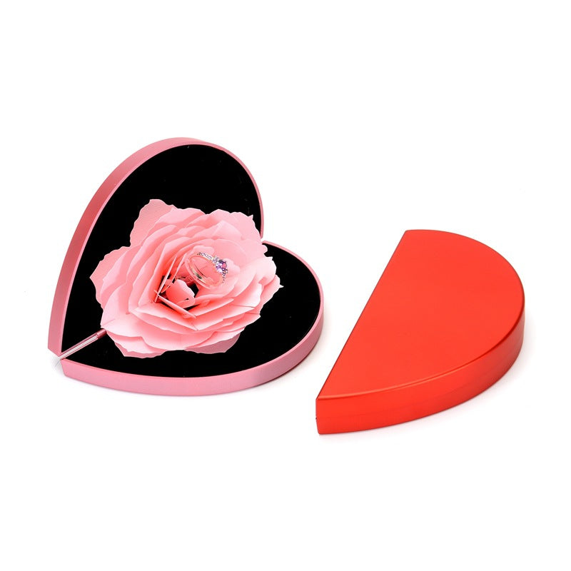 Love Box Heart-shaped Rose Valentines Day Gift