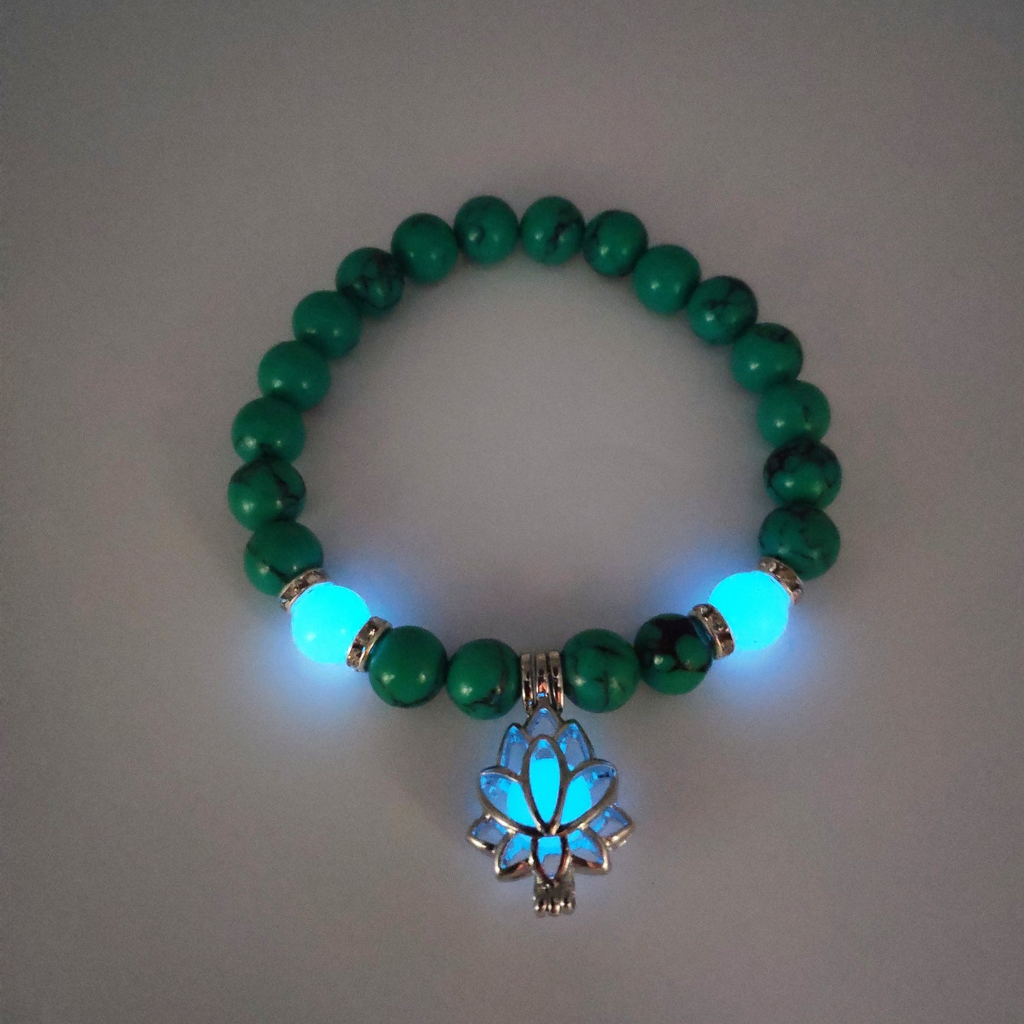 Energy Luminous Lotus Strand Bracelet