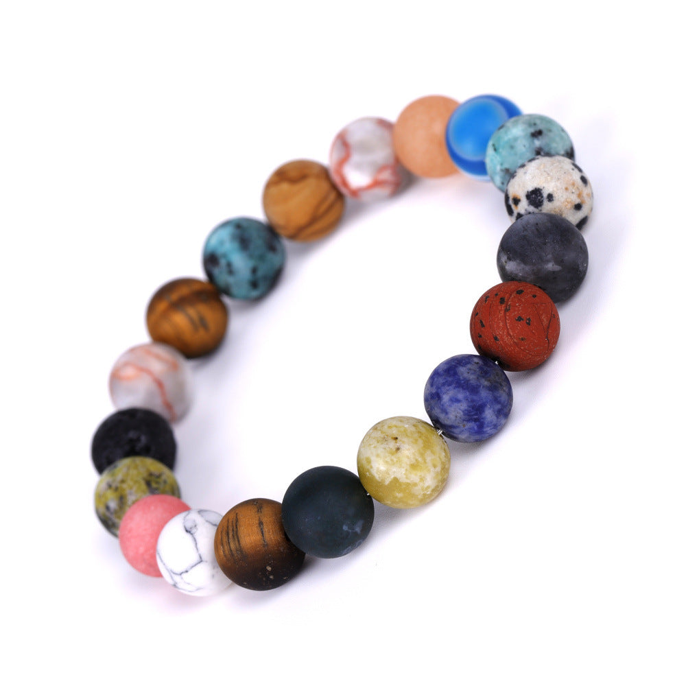 Solar System 8 Stone Natural Planet Bracelet