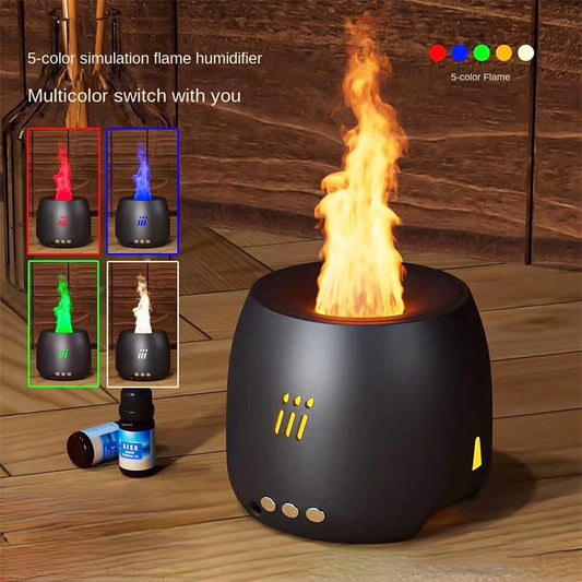Ultrasonic Flame Aroma Diffuser Air Humidifier