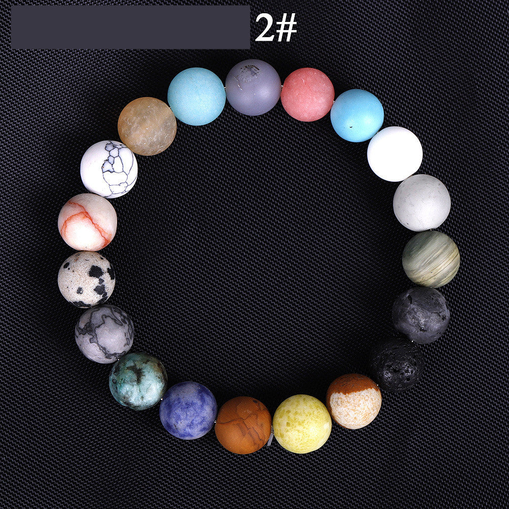 Solar System 8 Stone Natural Planet Bracelet