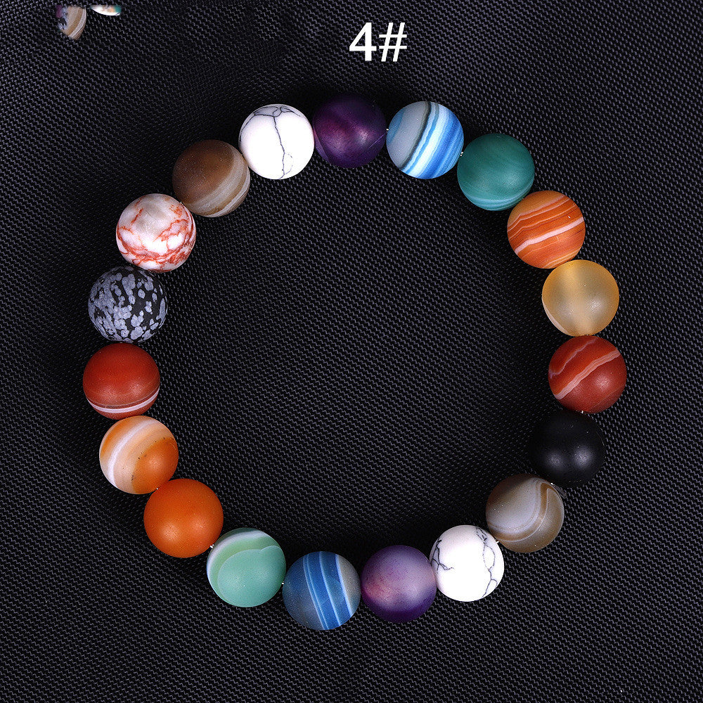 Solar System 8 Stone Natural Planet Bracelet