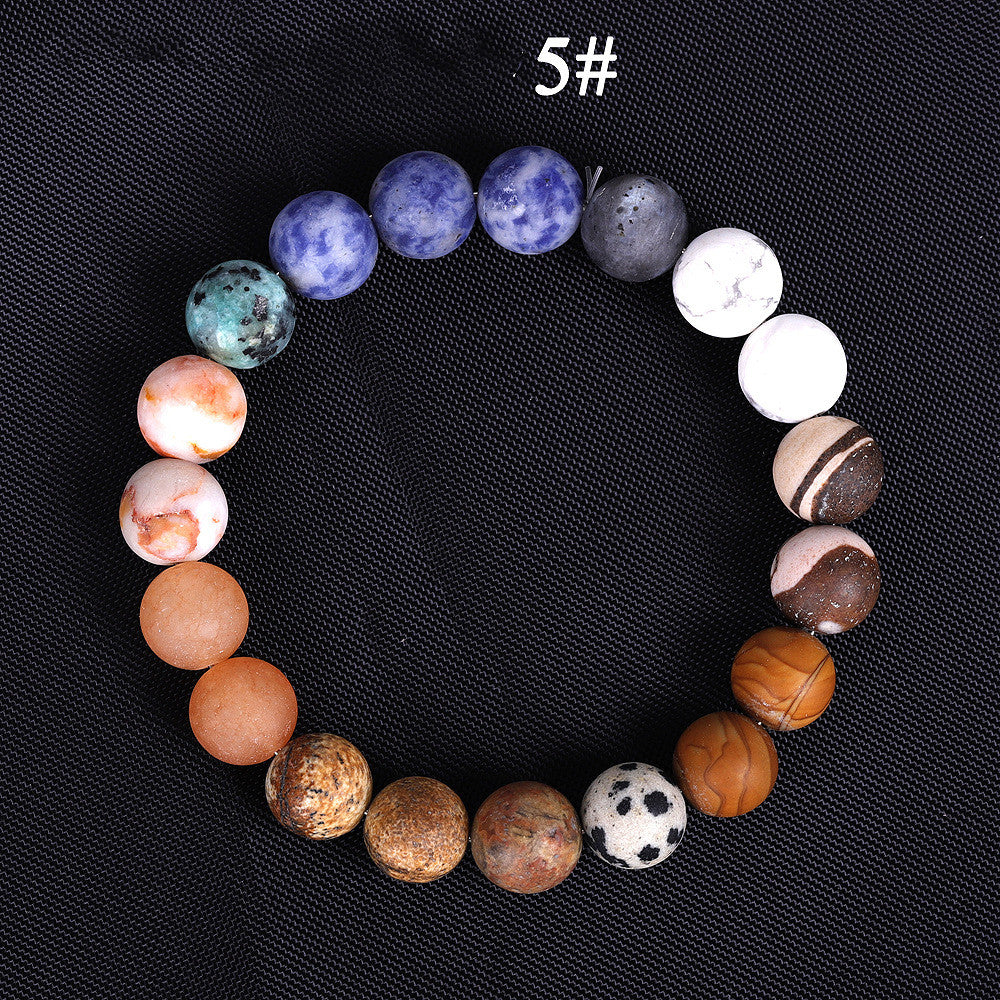 Solar System 8 Stone Natural Planet Bracelet