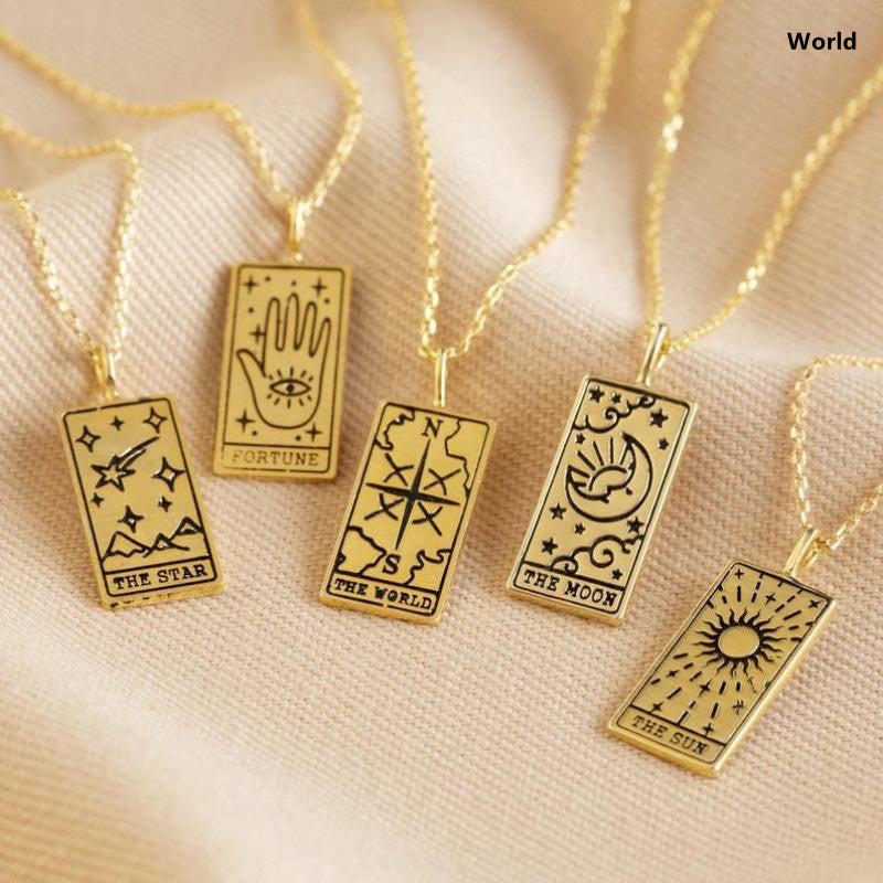 Tarot Card Artifact Pendant Necklace