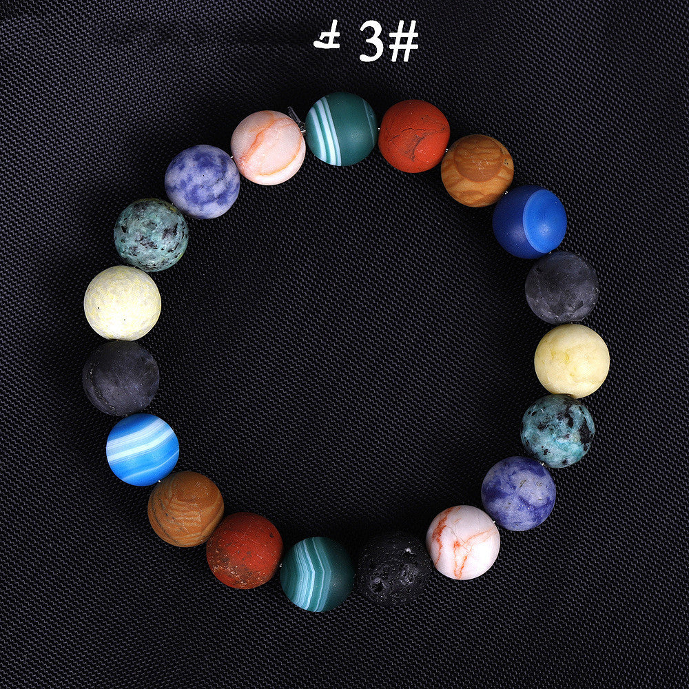 Solar System 8 Stone Natural Planet Bracelet