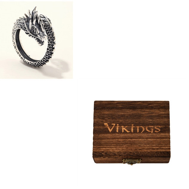 Personalized Retro Dragon Ring